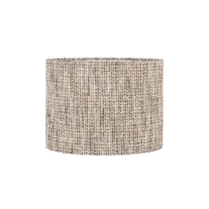 Plastic tablecloth with a beige and black pattern, modern design.
