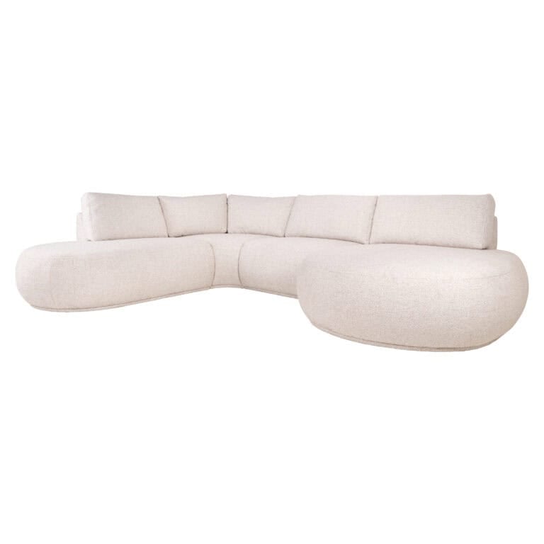 The modern Bolica modular sofa in a light-colored fabric—comfortable and stylish.