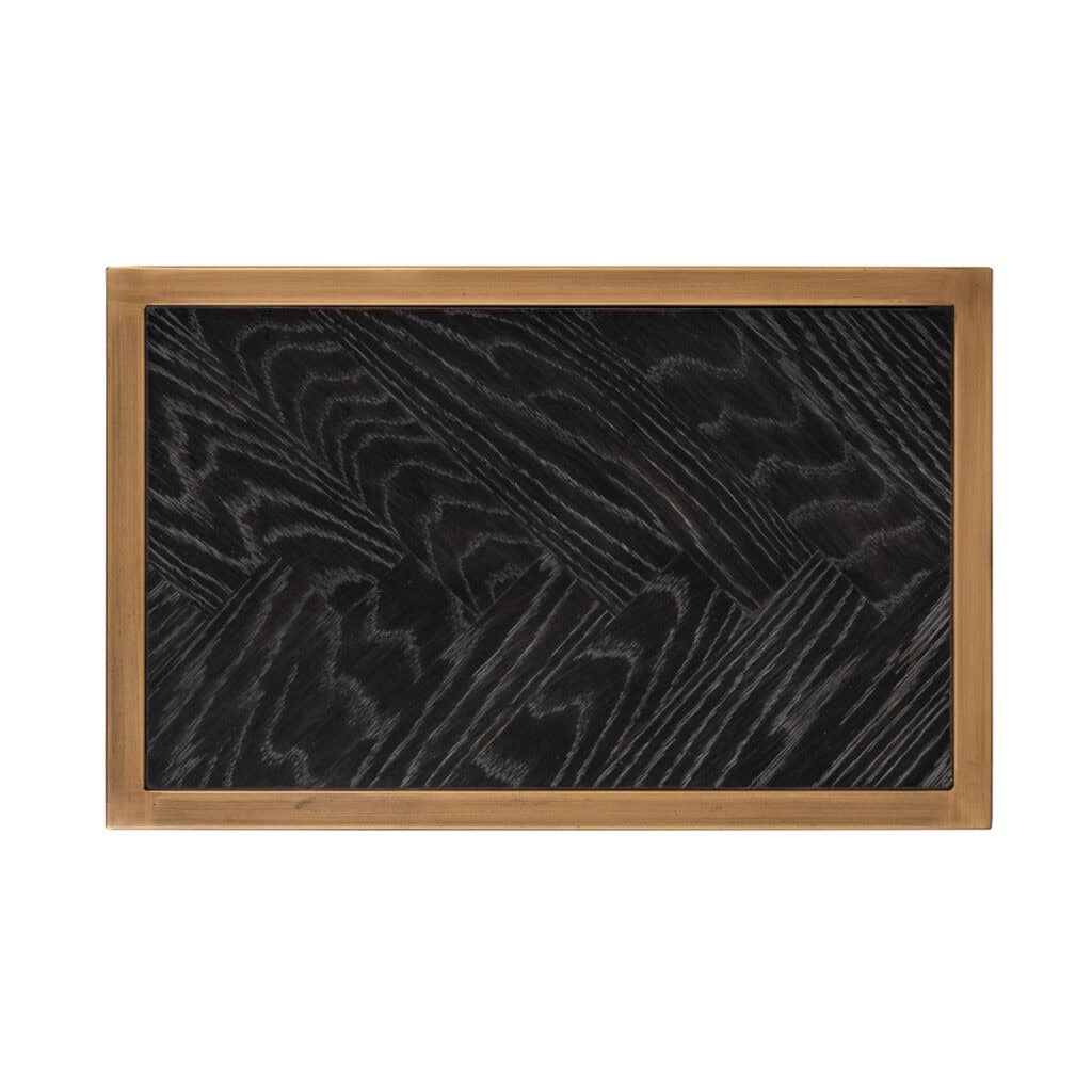 Houten zwart krijtbord met houten frame voor interieur en horeca.