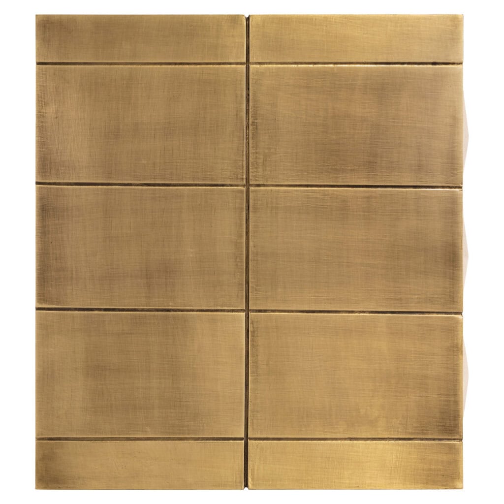 Gouden houten tegels voor luxe interieurdecoratie en wandbekleding.