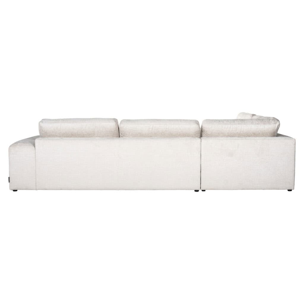 Luxe witte hoekbank voor modern interieur, comfortabel en stijlvol design.