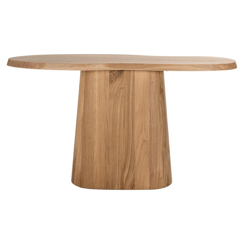 Table à dîner en bois massif Table à dîner design moderne, idéale pour les intérieurs élégants.