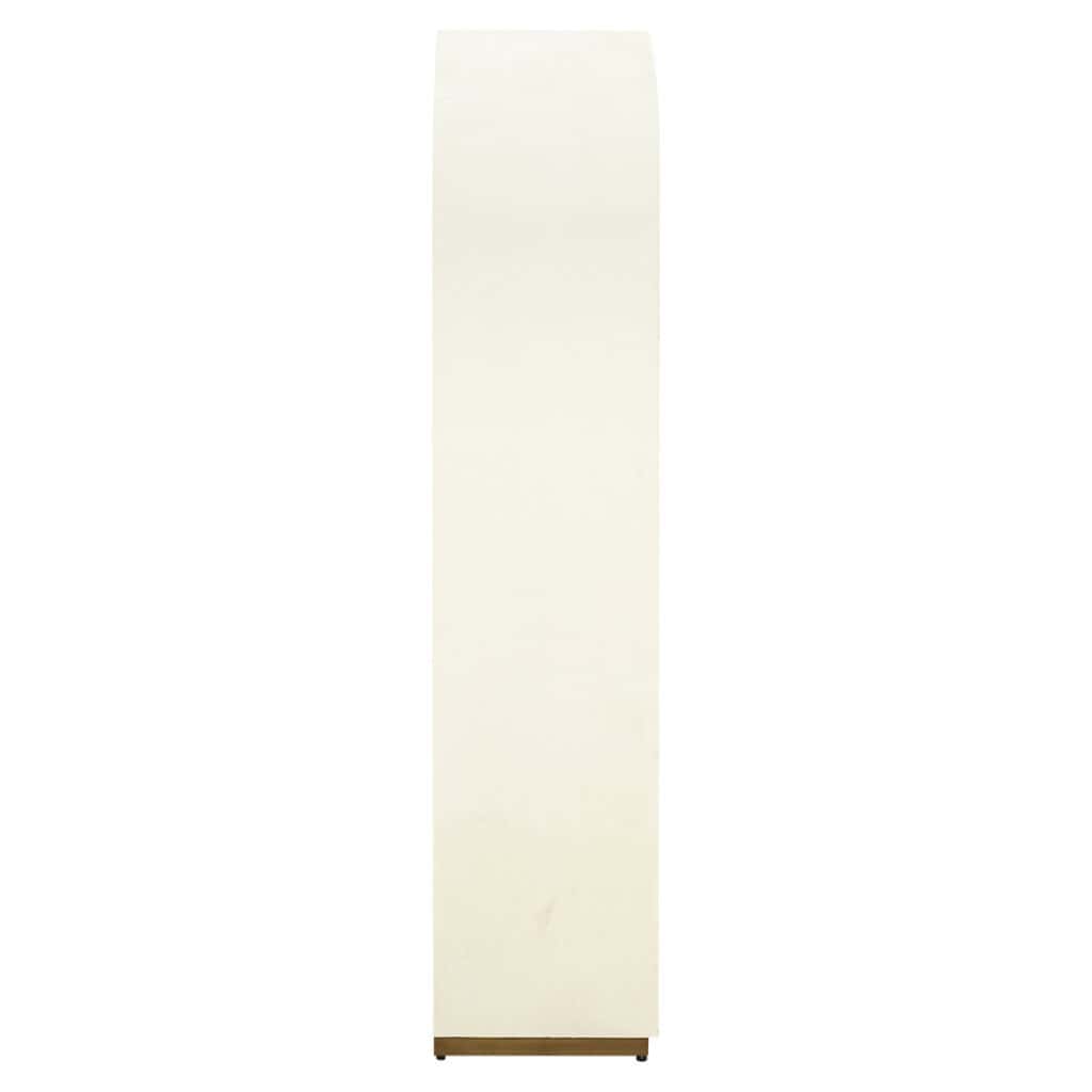 Strakke witte kast voor modern interieur, minimalistisch design, hoge kwaliteit, geschikt voor woon-.