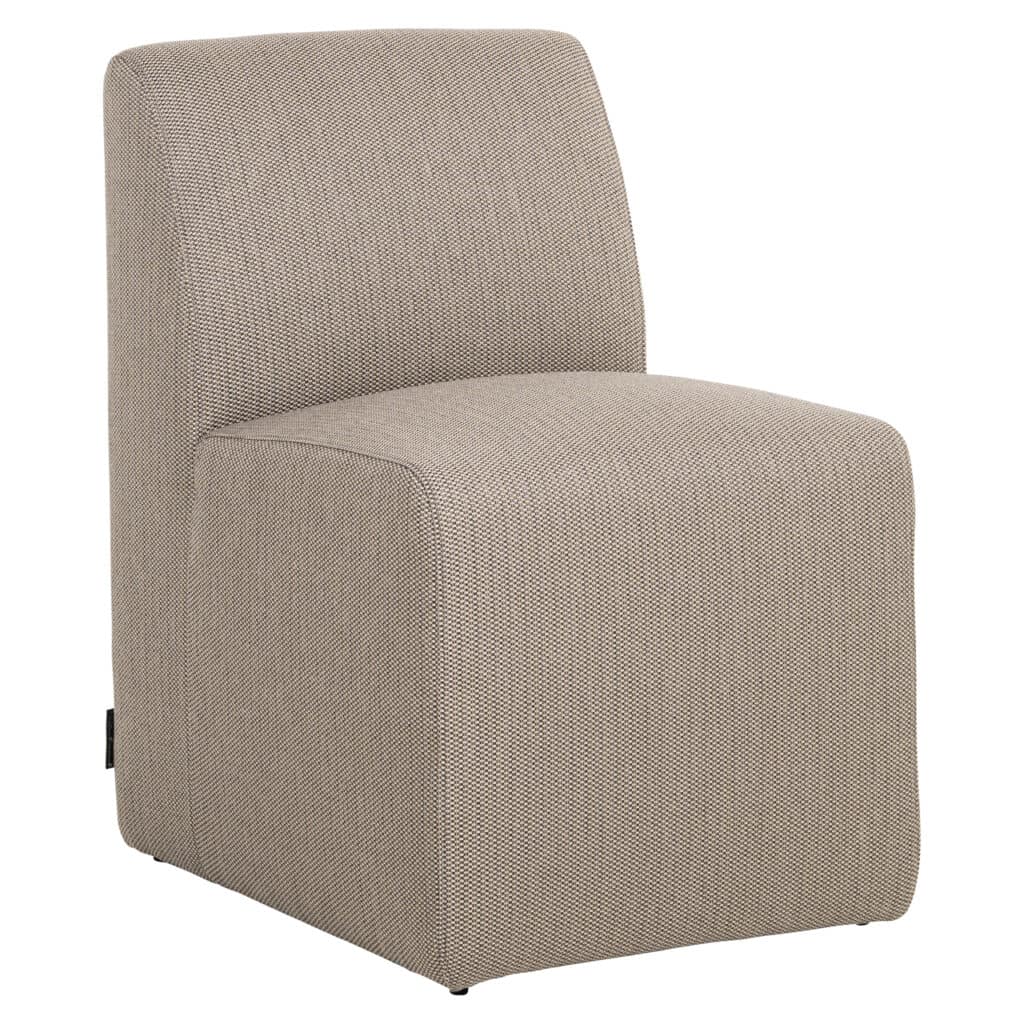Kleedstoel met gestreept stof, comfortabel en stijlvol, perfect voor moderne interieurontwerpen.
