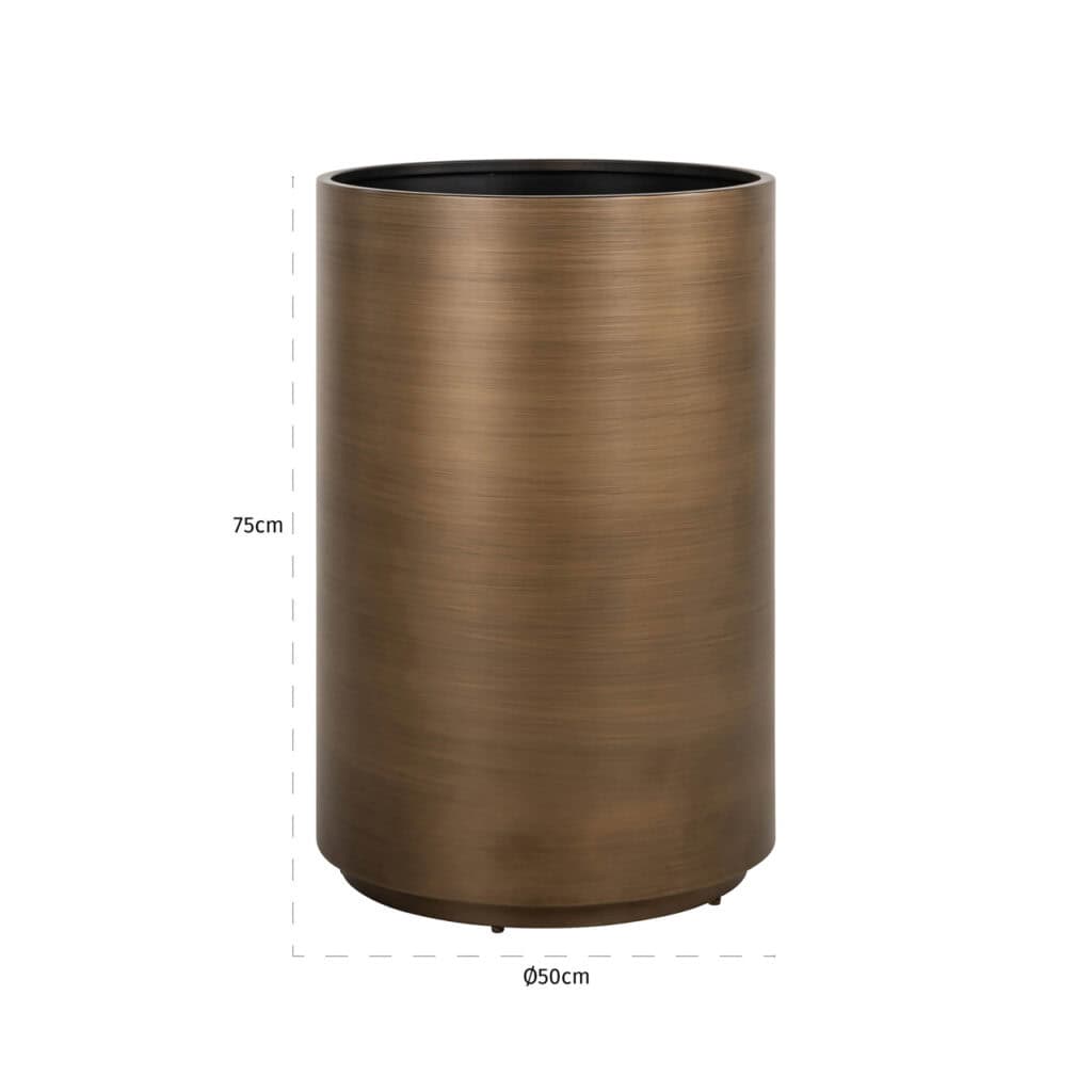 Moderne houten plantenbak met een strakke afwerking, ideaal voor binnen en buiten.
