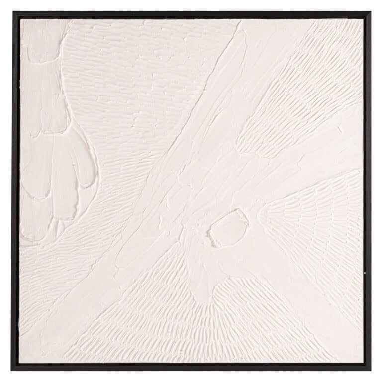 Abstract wit textuur kunstwerk voor interieurdecoratie, modern en stijlvol.