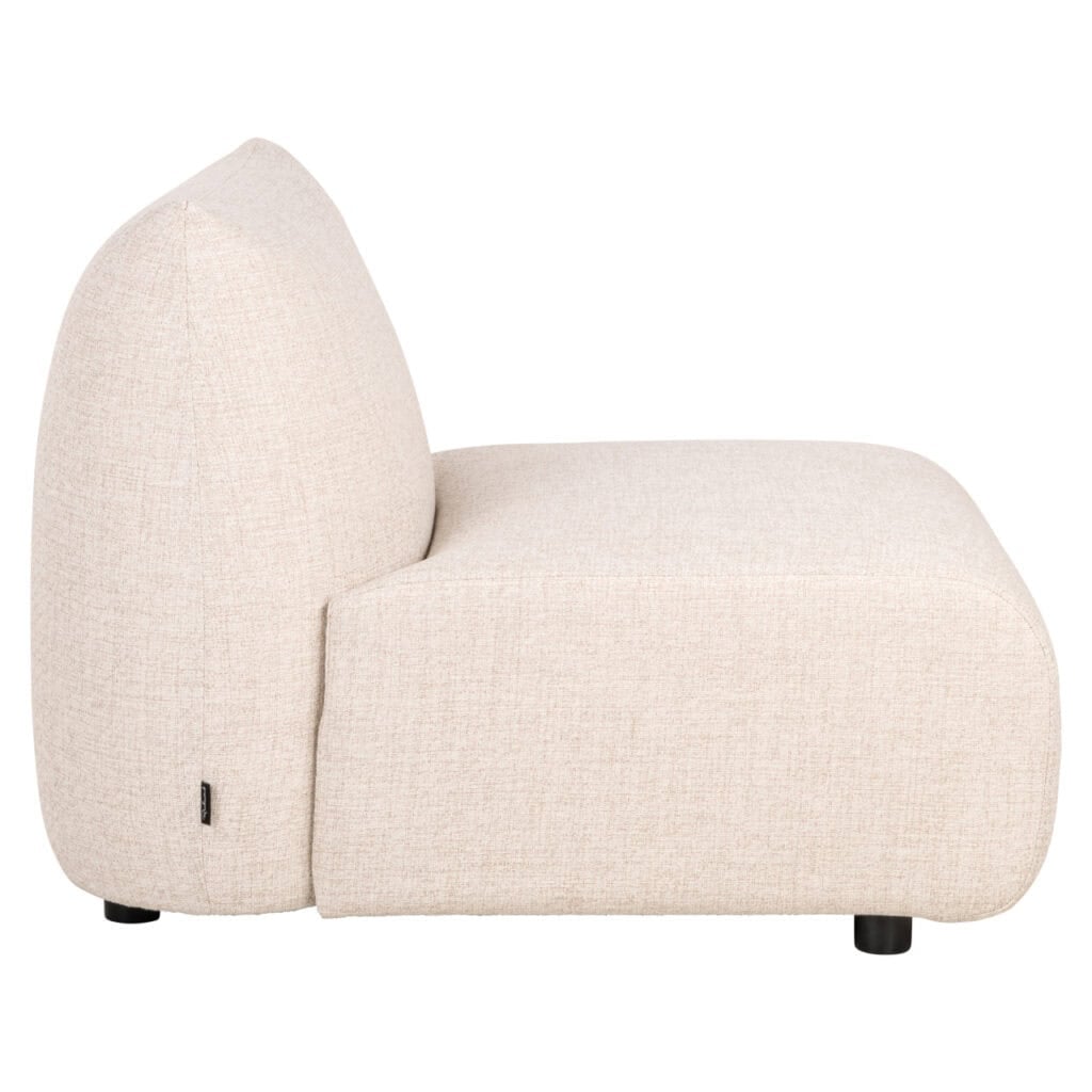 Comfortabele beige lounge stoel voor modern interieur en design.