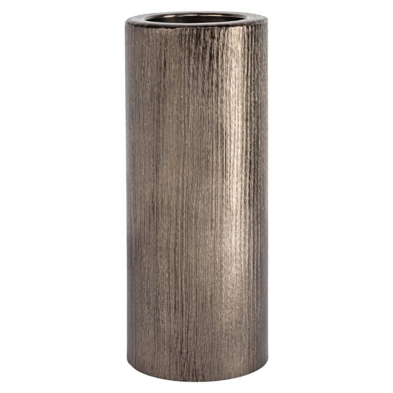 Houten vaas voor interieurdecoratie, modern design en natuurlijke uitstraling. Perfect voor stijlvol.