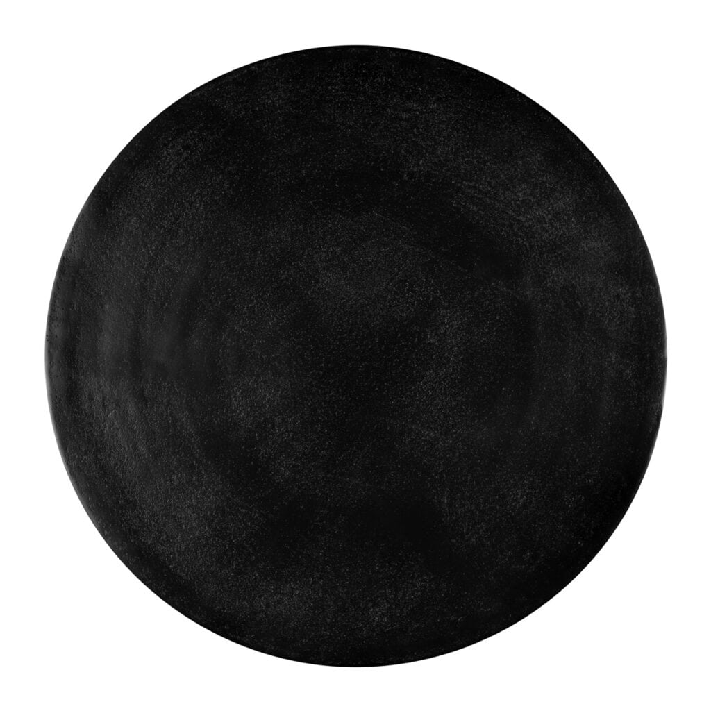 Table de salon ronde noire Table de salon  Richmond Interiors les salons modernes.