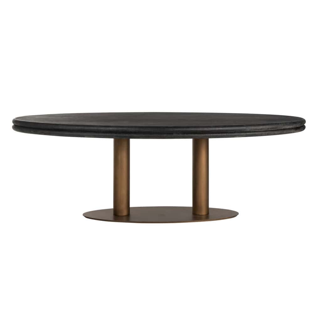 Table à dîner Macaron ovale 235 pour une salle à manger moderne.