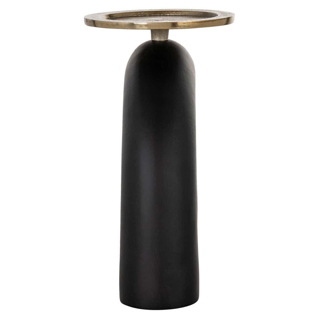 Livi  Bougeoir Livi  Bougeoir et gold, design moderne, accessoire de décoration.