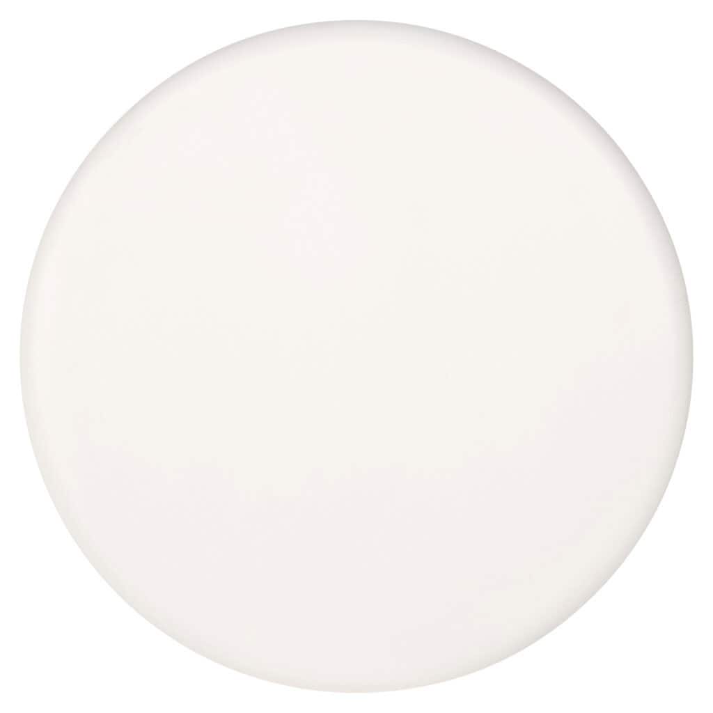Witte Bloomstone bijzettafel met ronde vorm voor modern interieur.