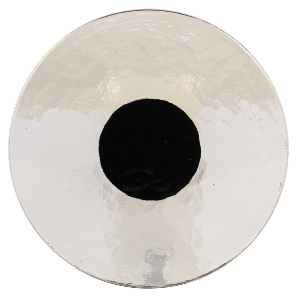 Table d'appoint moderne au design noir et blanc, minimaliste et élégante.