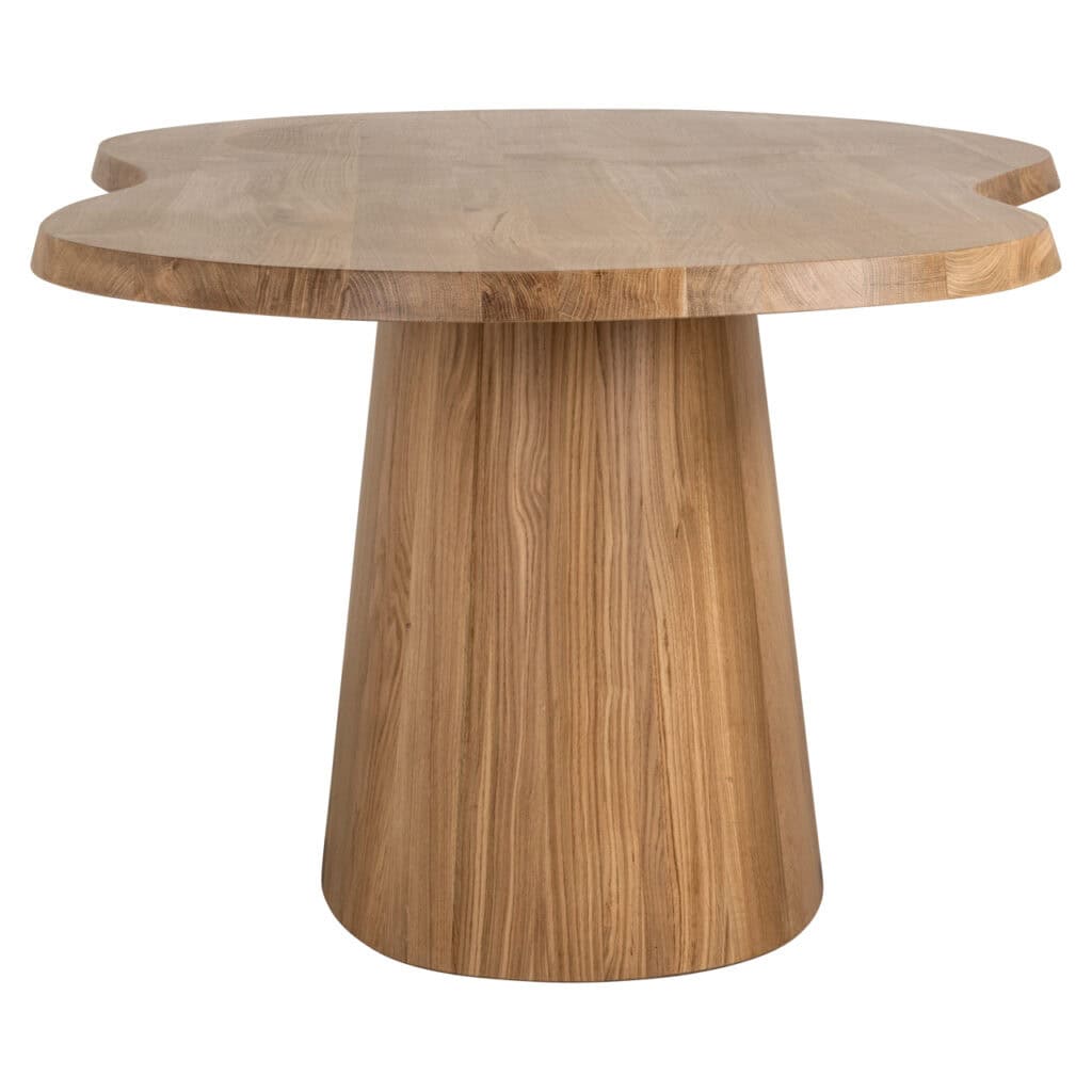 Esstisch Riva Eichenholz, modernes Design, natürliche Oberfläche.