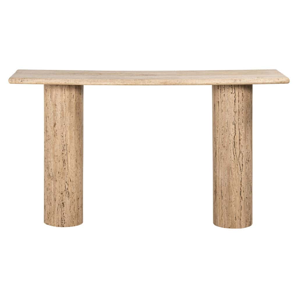 Robuuste console Hampton zand 140, perfect voor moderne interieurs.