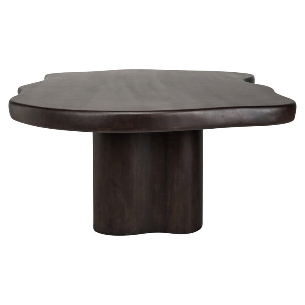 Esstisch Sherman dunkelbraunem Holz, modernes Design, 230 x 139 cm.