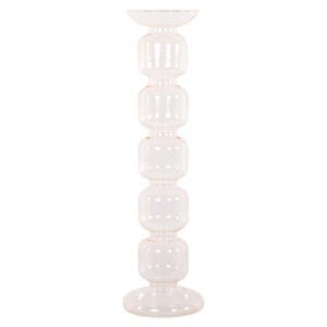 Elegante Rabia amber kandelaar met grote vorm, perfect voor interieurdecoratie.