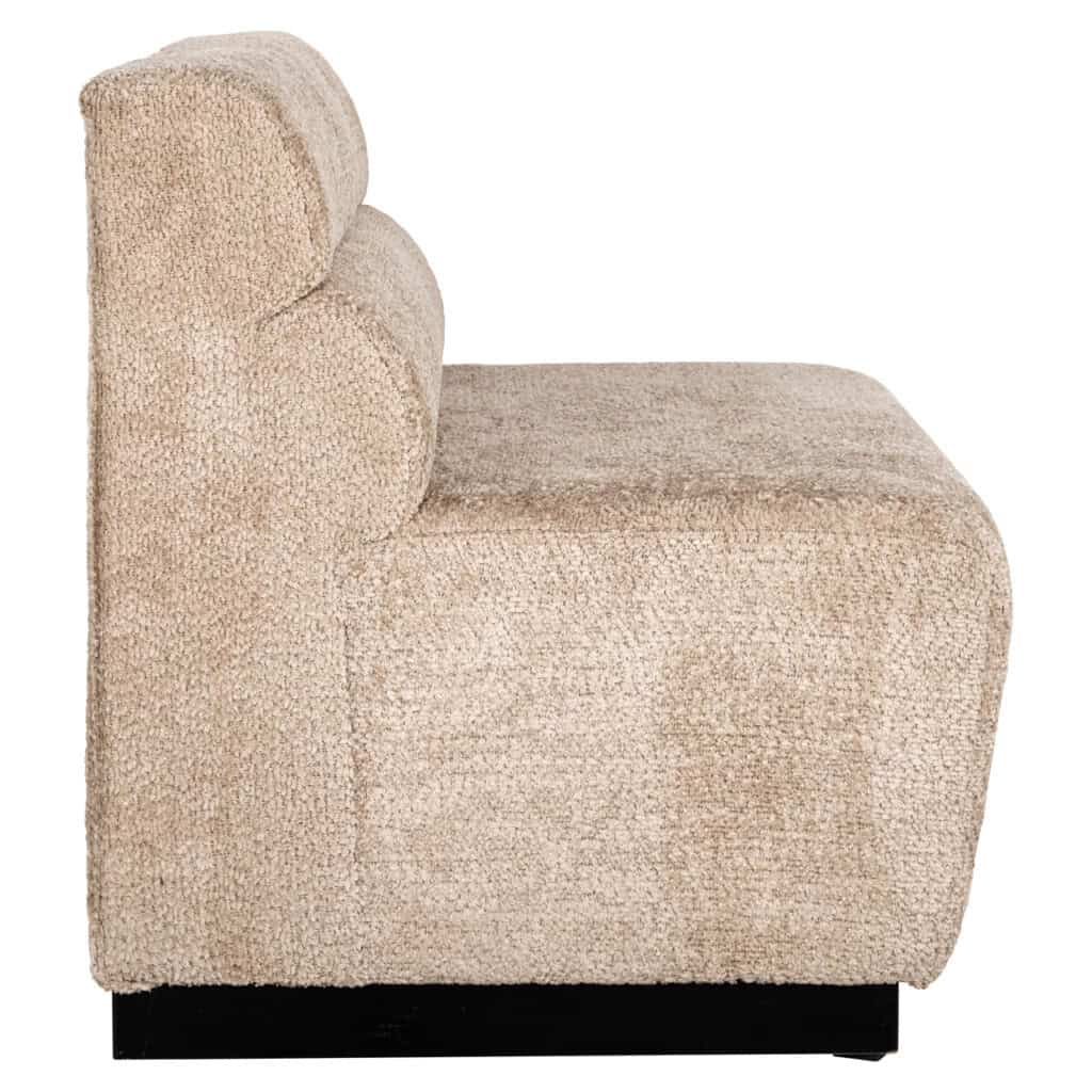 fauteuil rembourré beige confortable, fauteuil les intérieurs modernes et les salons.