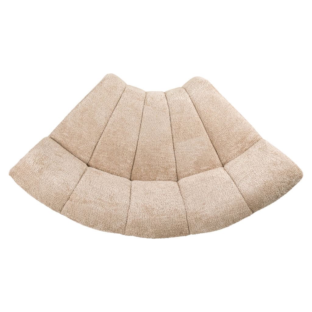 Ronde beige eetkamerbank Hillpark voor gezellige eethoeken.