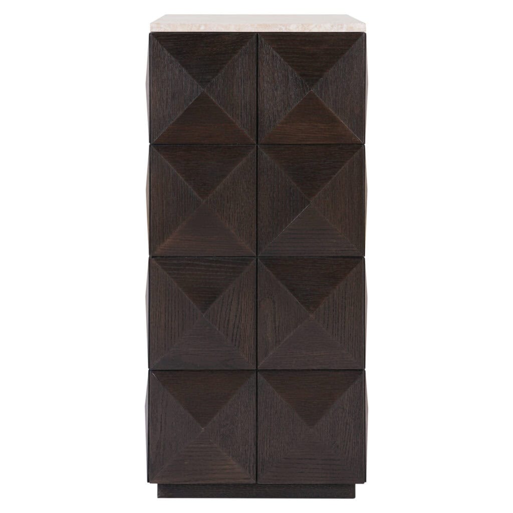 Claremont  Säule geometrischem Muster für den Innenbereich.