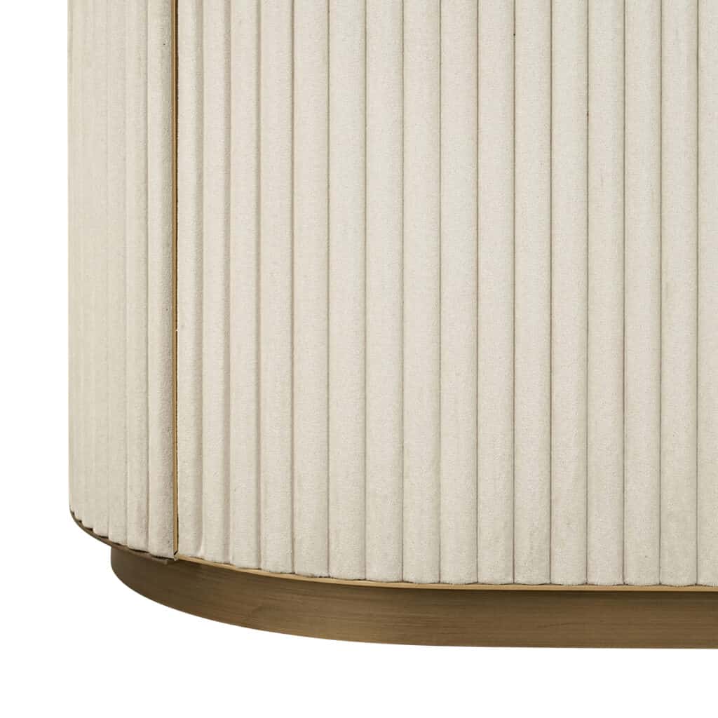 Modern wooden wall paneling with vertical slats for interior design.