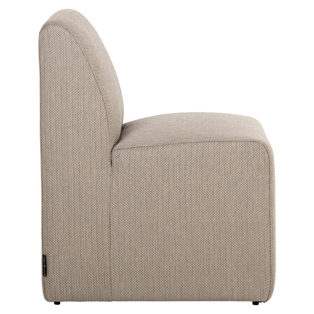 Riva Taupe , dotée d'un dossier confortable et d'un revêtement moelleux.