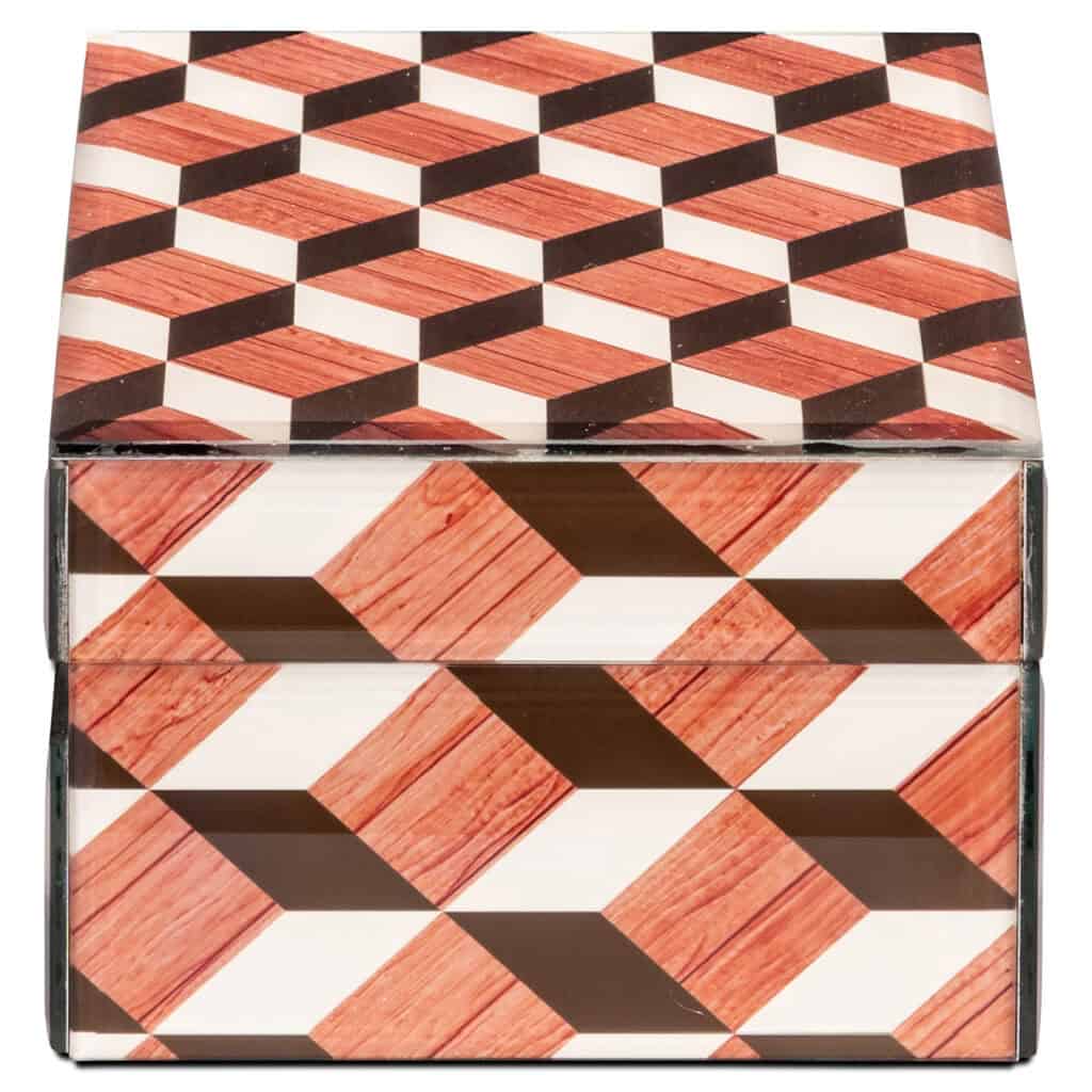 Chady Multicolor Storage Box Chady a Geometric Pattern for Organization.