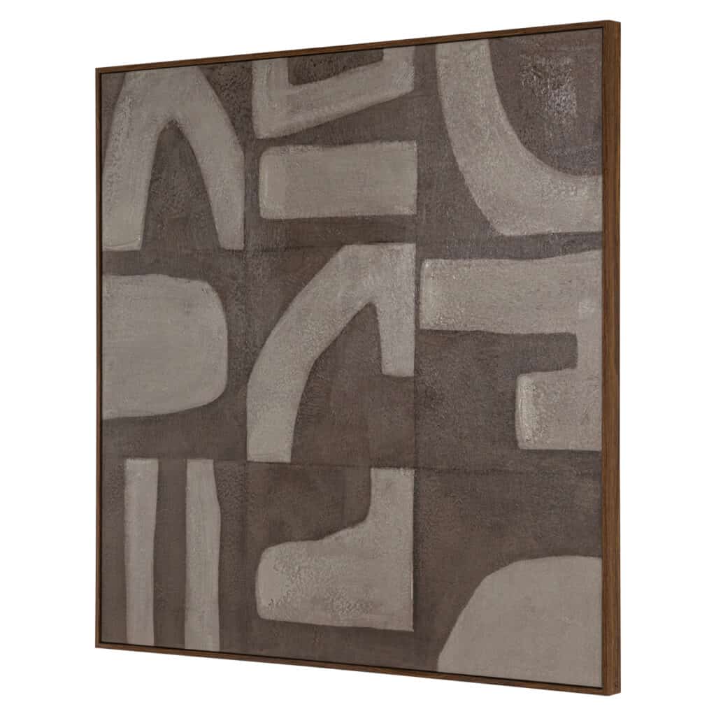 Modern abstract wall art for interior decoration - Richmond Interiors.