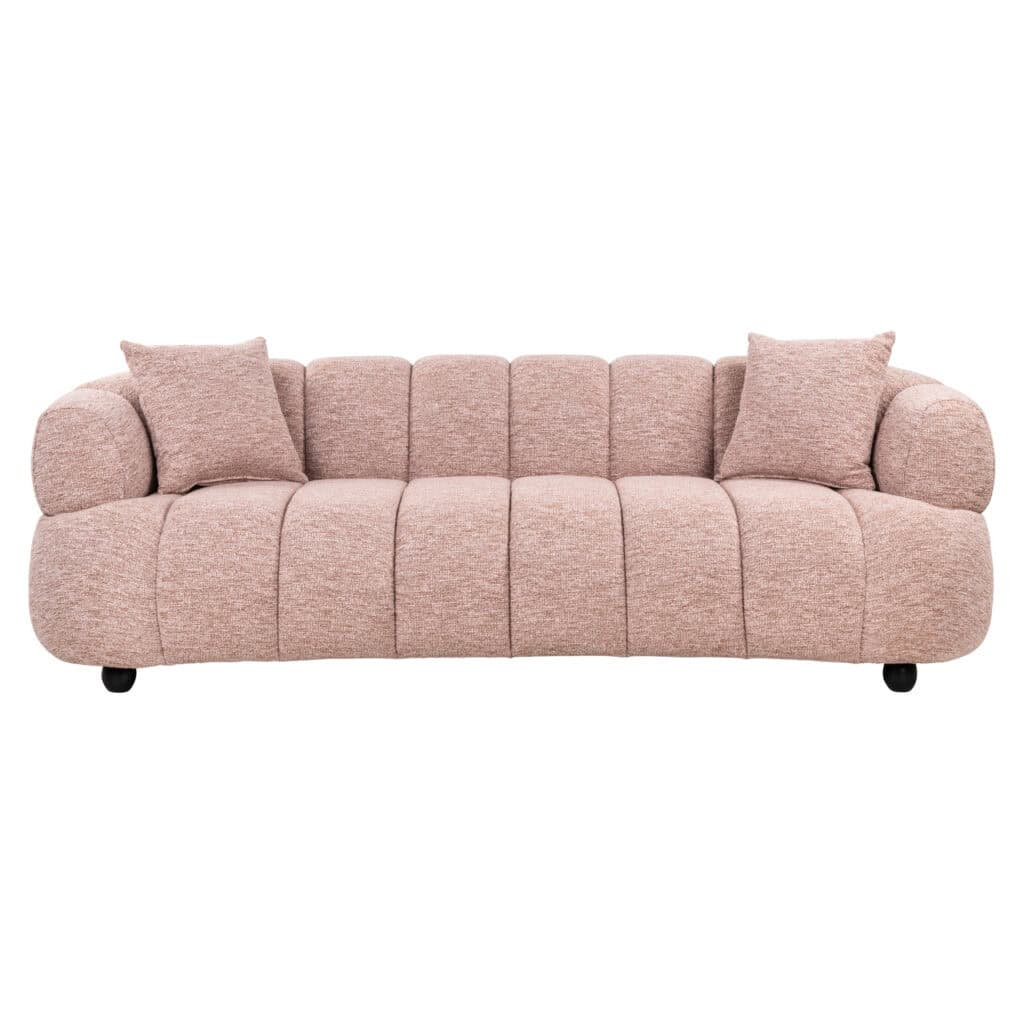 Sofa soft upholstery and cushions, perfect for a modern interior and a comfortable seating area.