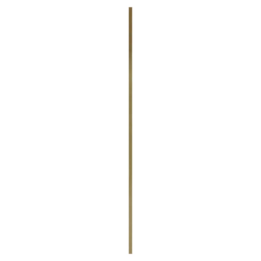 A gold room divider in a modern interior for stylish space division.
