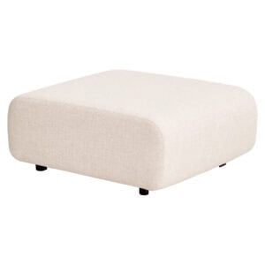 Ottomaan in wit, perfect voor modern interieur en woonkamer decoratie.
