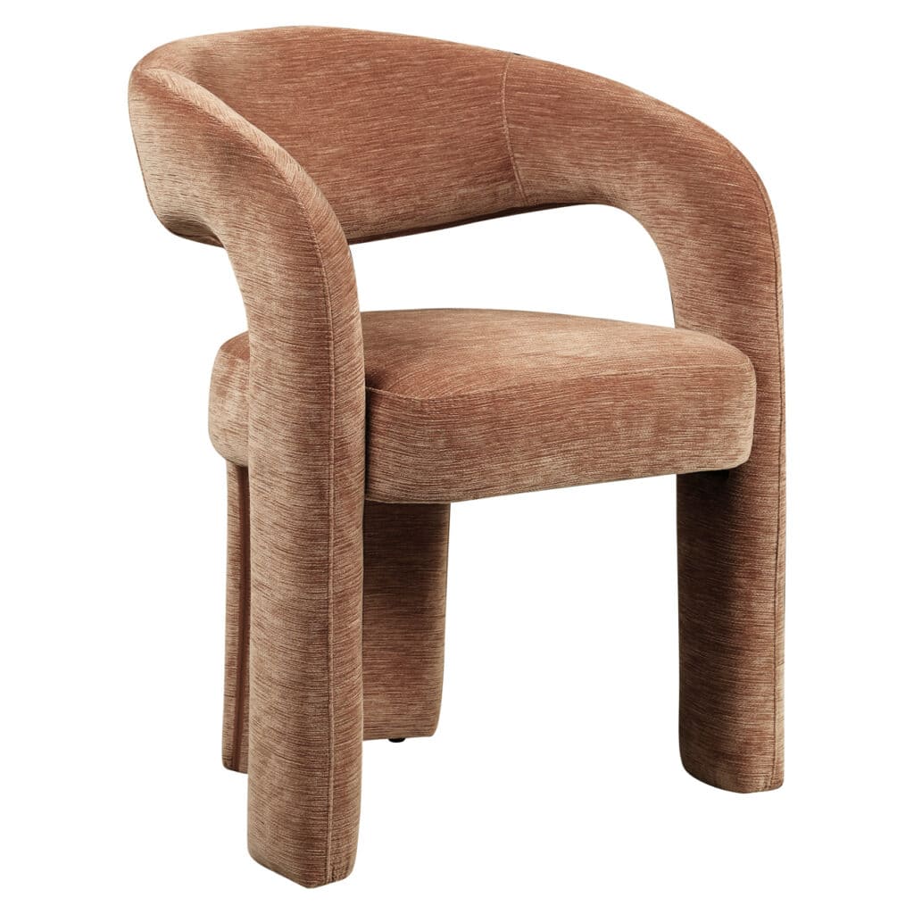 fauteuil de luxe en bois fauteuil un revêtement moelleux, idéal pour un intérieur moderne.
