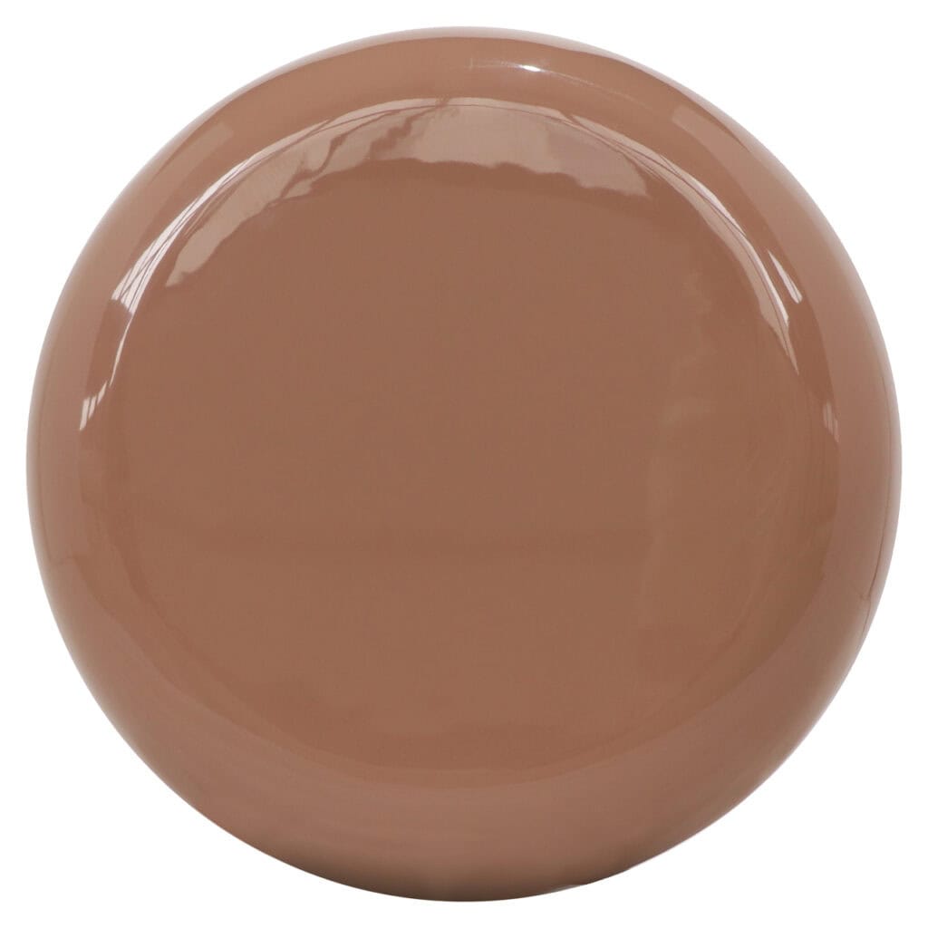Large brown ceramic vase, a modern home decor accessory.