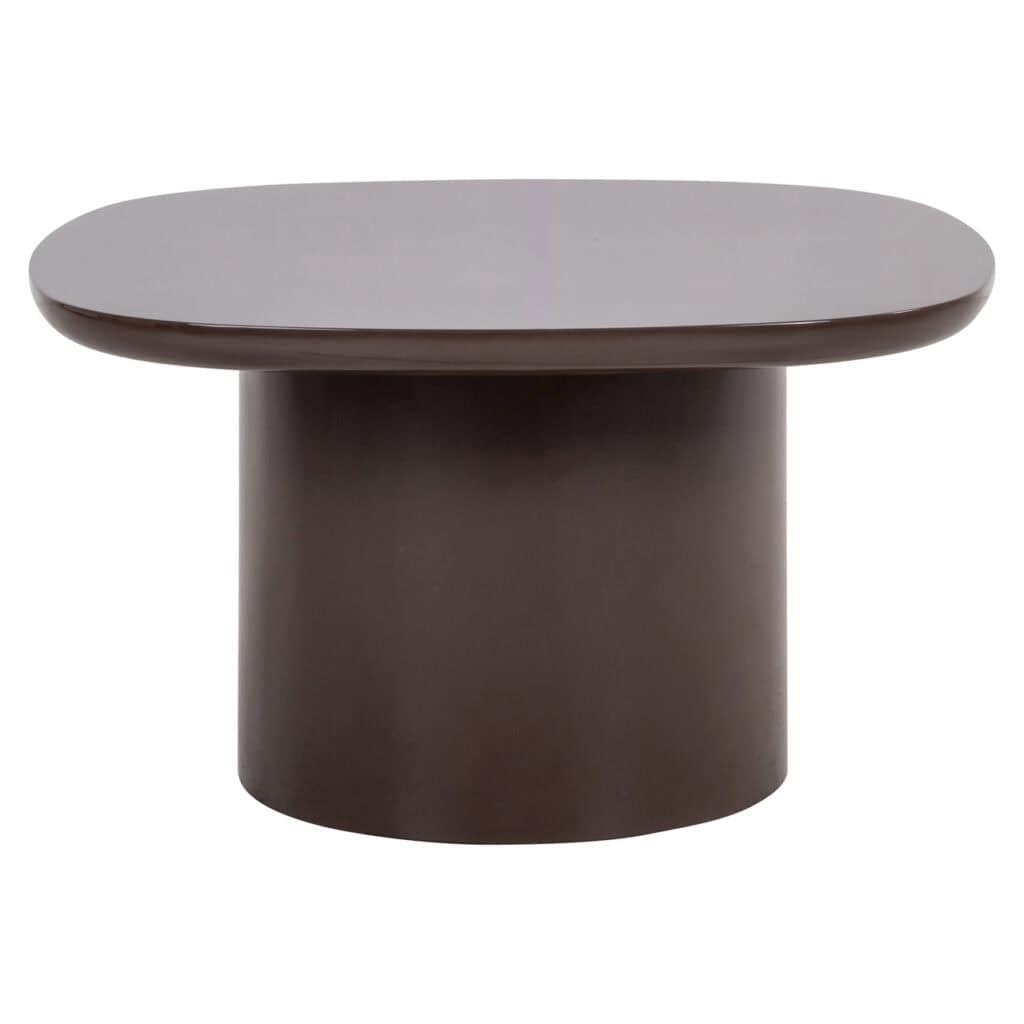 Moderner runder Esstisch mit schlichter Verarbeitung und minimalistischem Design.