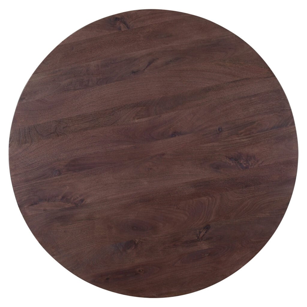 Round wooden tabletop from Richmond Interiors.