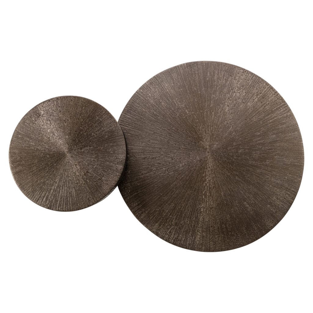 Moderne houten decor cirkels voor interieur, stijlvolle muurdecoratie, design accessoires.