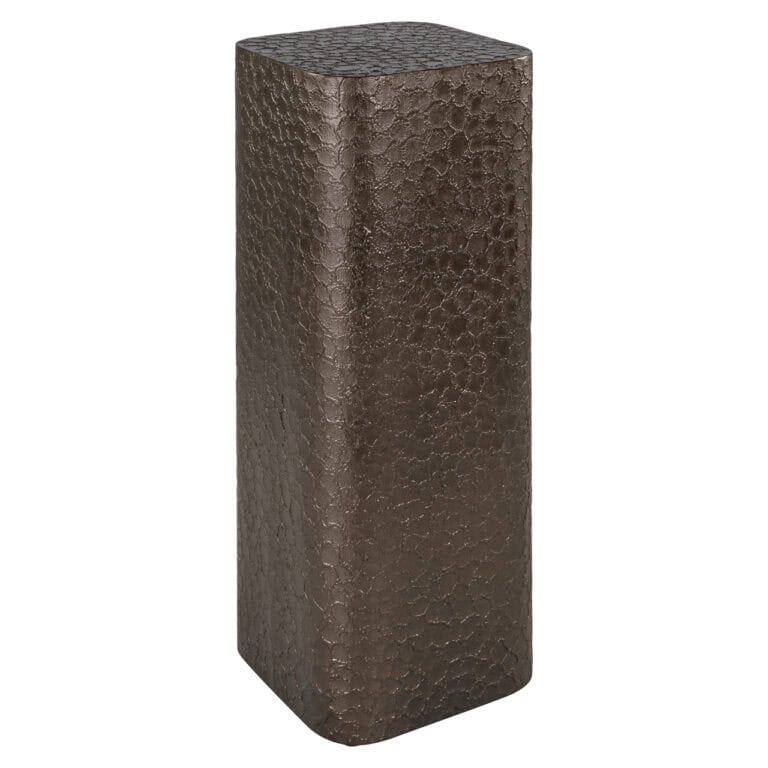 Decoratieve kunststof plantenbak met textuur voor binnen en buiten.