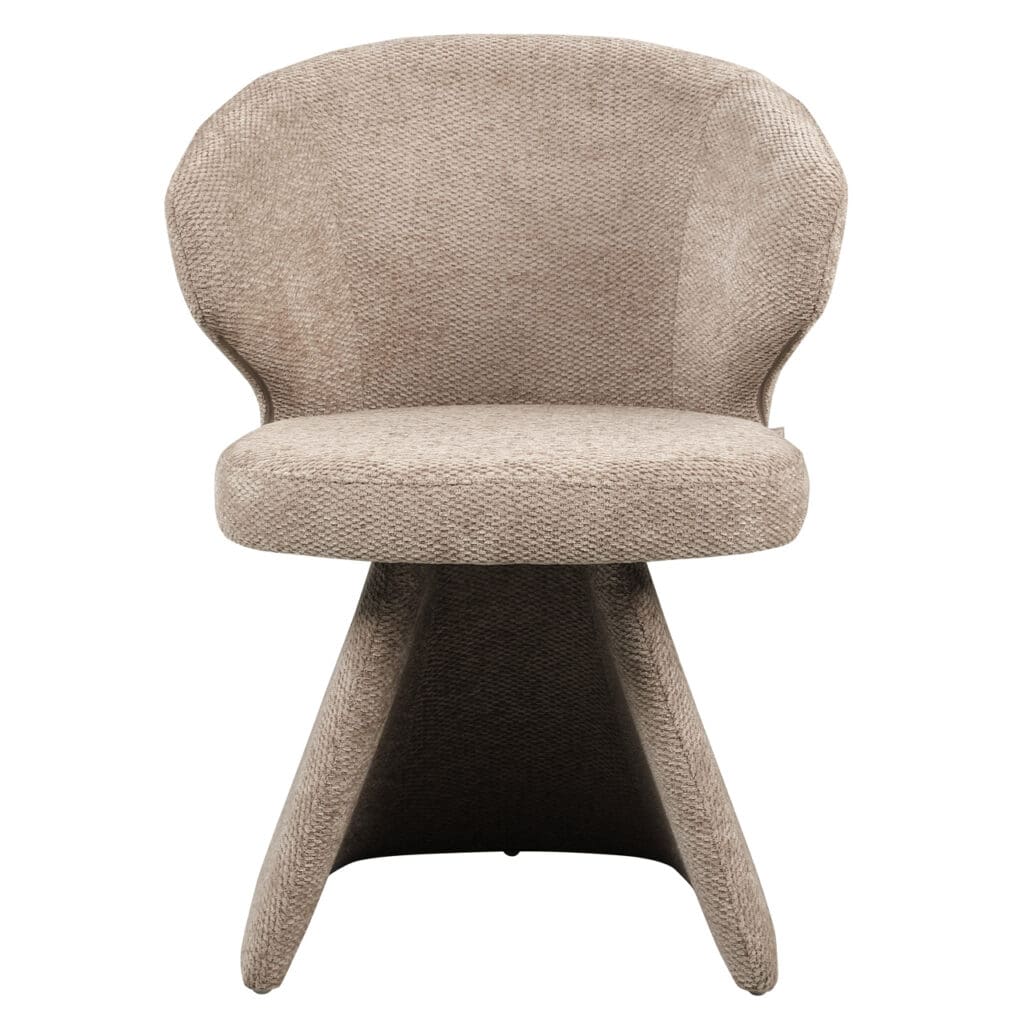 Chaise moderne en bois Chaise un revêtement moelleux, idéale pour la décoration d'intérieur.