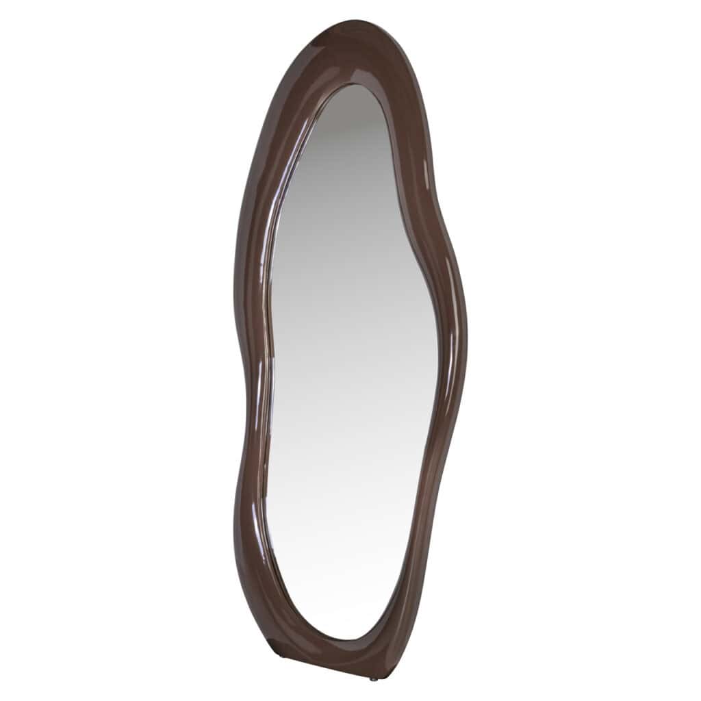 Elegant Zia mirror in Chestnut for modern interiors.