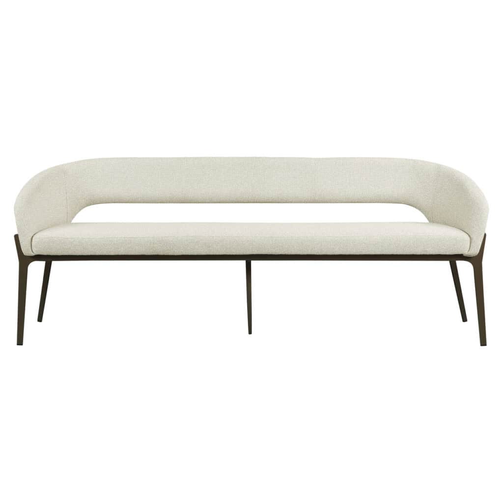 Eetkamer bank Kenzi biscotti met moderne uitstraling en comfortabele zitting.