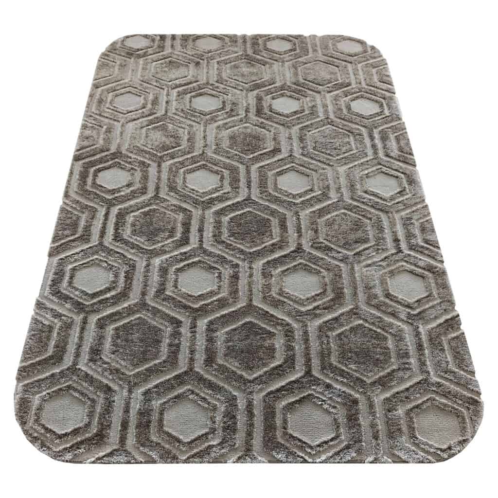 Brown GeometricOdin  Carpet ,Odin , for the living room.
