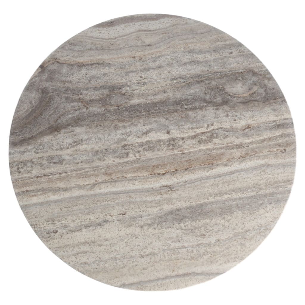 Natuurlijke steen met zand- en grijstinten voor interieurdesign.