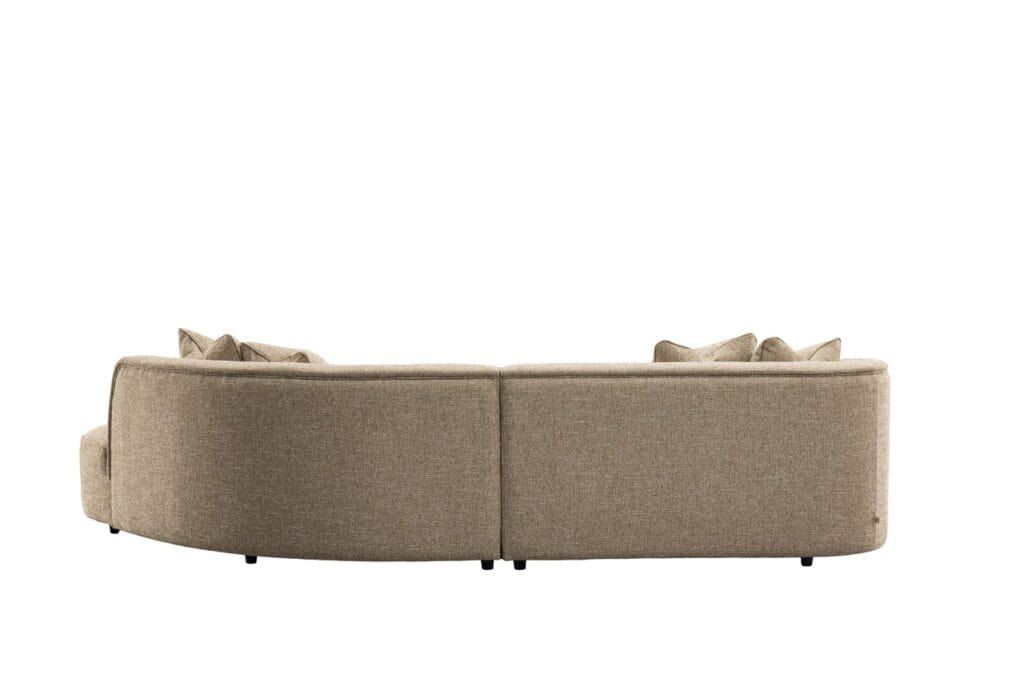 Romero Sofa  inRomero Tweed with Ottoman, featuring fire-retardant material.
