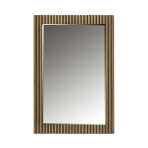 Gouden spiegel met houten frame voor interieurdecoratie.