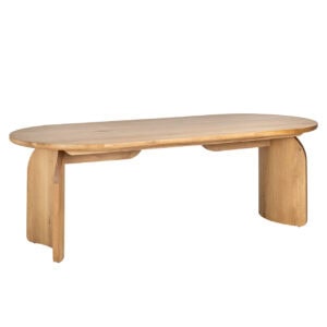 Eettafel Fairmont van massief hout voor elegante eetkamers.