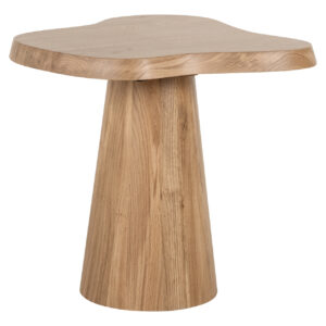 Riva bijzettafel in natuurlijk eikenhout voor modern interieur.