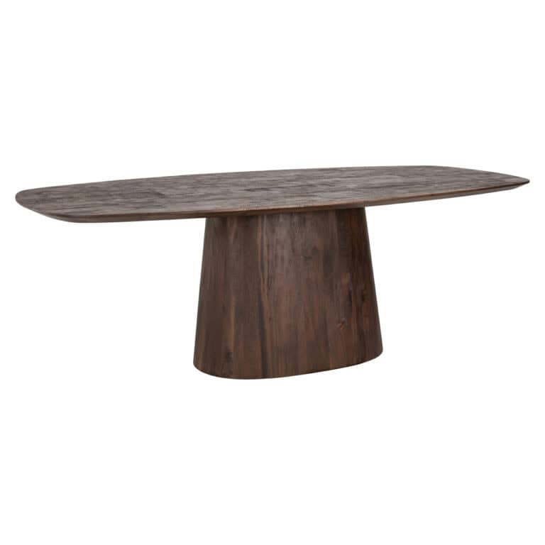 Alix Dining Table Alix dark brown wood, modern design for the dining room.