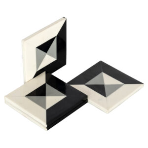 Louel 's modern wine and bar accessories in a black-and-white design.