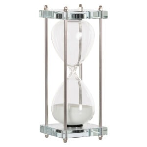 Modèle de sablier blanc « Gigi objet décoratif pour l'intérieur.