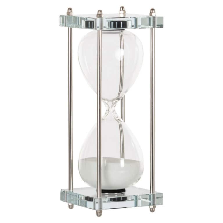 Wit zandlopermodel Gigi als decoratief object voor interieur.